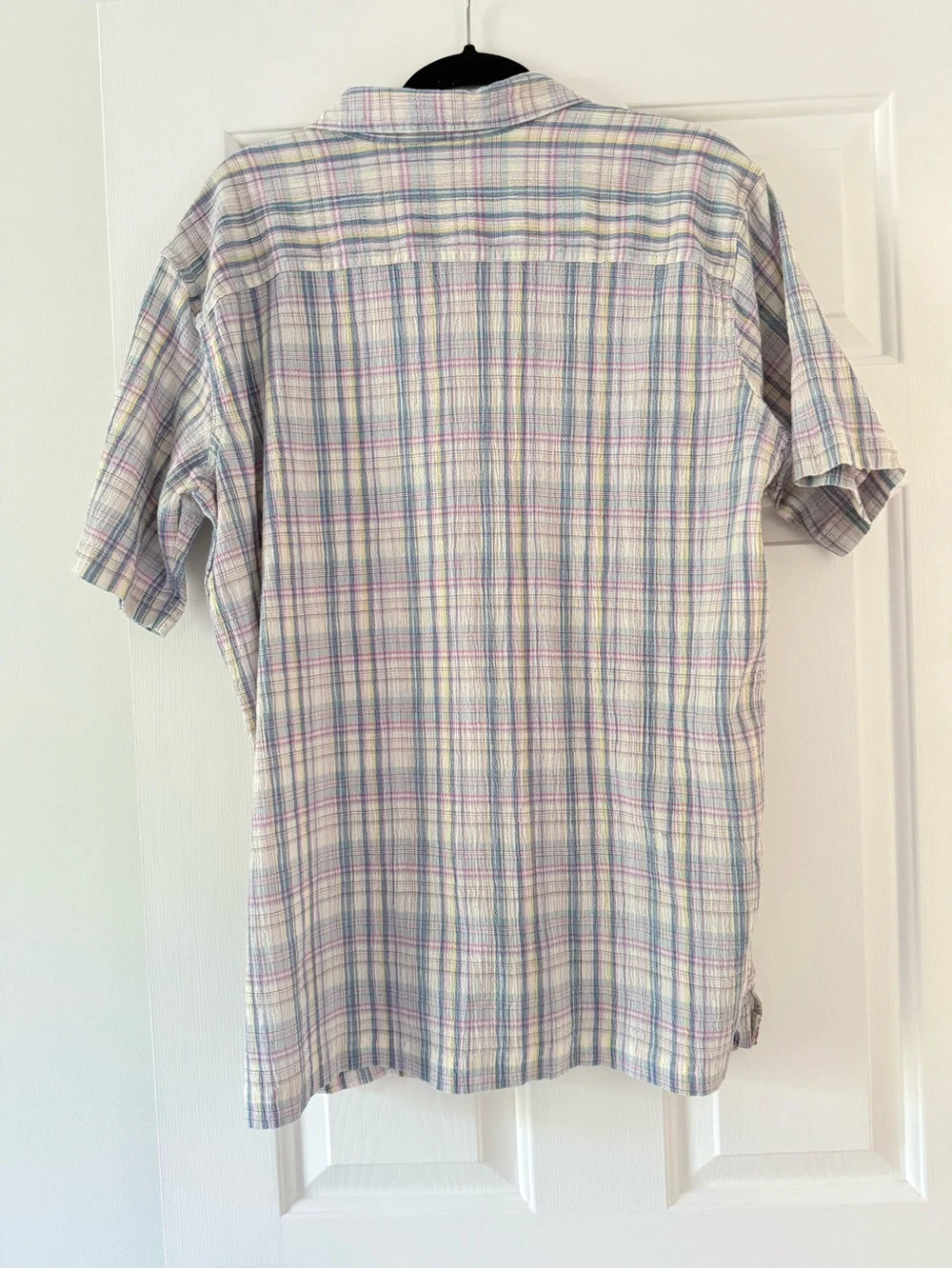 Patagonia organic cotton men’s button down plaid shirt size XL